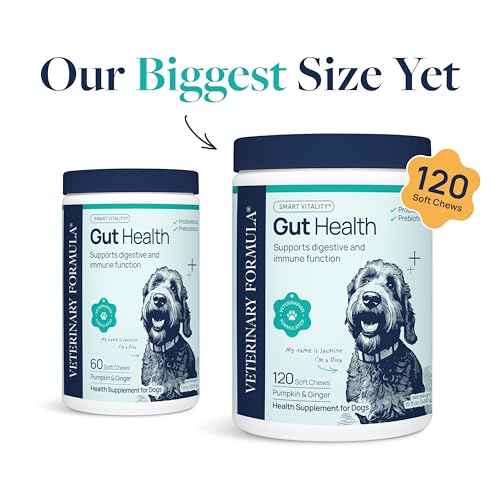 Smart Vitality Gut Health Soft Chews for Dogs (120 Count)
