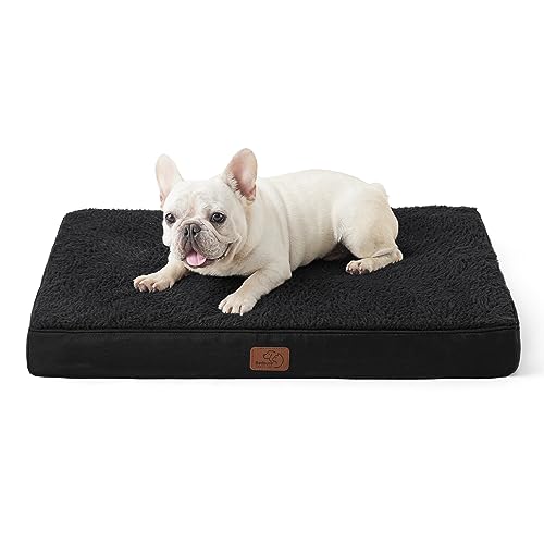 Self Warming Dog Bed Medium Size Dog with Washable Cover (30"L x 20"W x 3"Th / Ashen Brown-Self Warming Version)