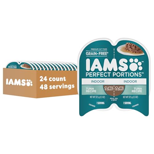 Perfect Portions Indoor Cuts in Gravy Wet Cat Food (24 Count (Pack of 1))