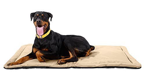 Tough Ripstop Dog Crate Pad (X-Large (47" L x 29" W) / Sandstone)