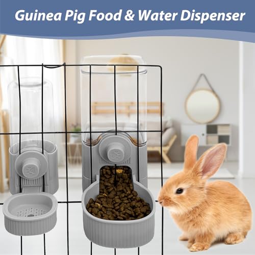 Rabbit Food Dispenser (Grey)