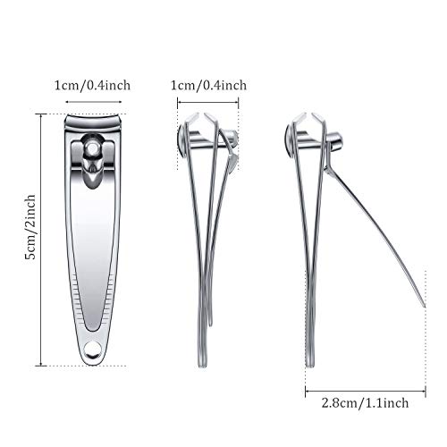 Rustproof Stainless Steel Nail Clippers Bulk (Flat Top)