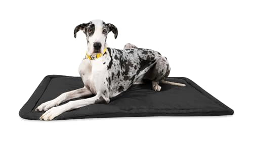 Tough Ripstop Dog Crate Pad (XX-Large (52" L x 36" W) / Obsidian Black)