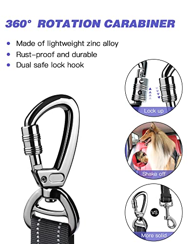 Dog Seat Belt for Car (Black)
