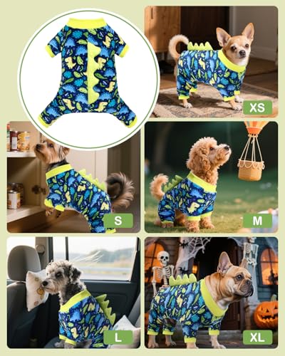 Dinosaur Costume Dog Pajamas (Small / Dinos#6)