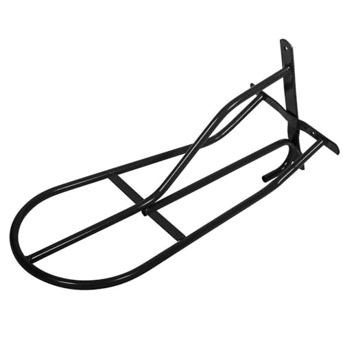 Black English & Western Saddle Rack (Black)