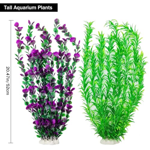 20.47 Inch Tall Aquarium Plants (Green (Style D))