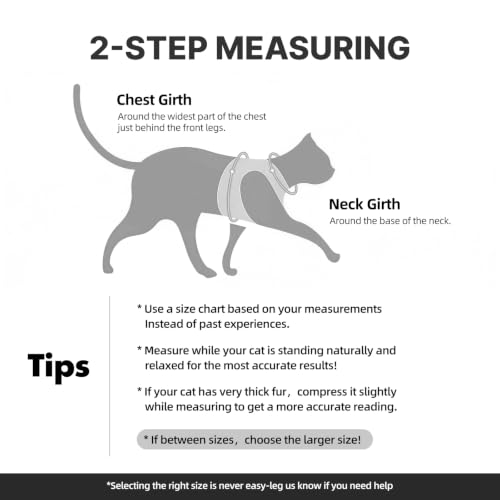 Cat Harness Leash Set with AirTag Holder (Black for Airtag / S)
