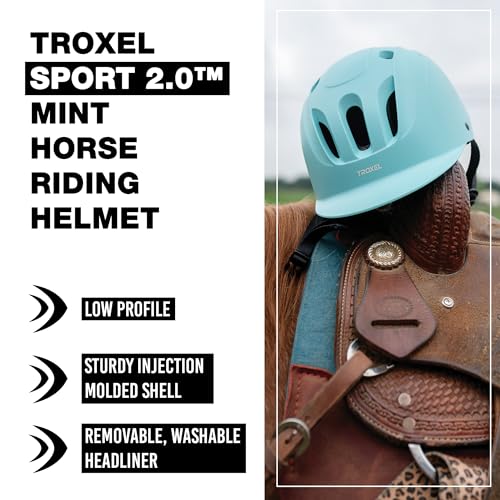 Sport 2.0 Injection Molded Horse Riding Helmet (Mint / X-Small)