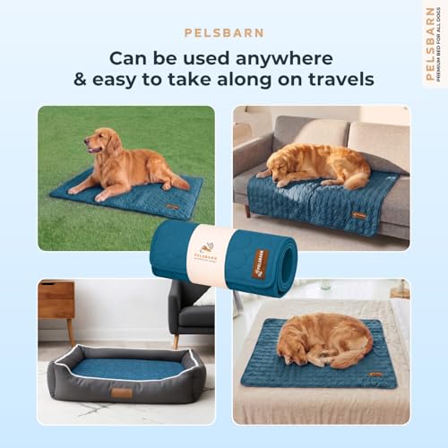 Dog Cooling Mat (Deep Blue / X-Large)