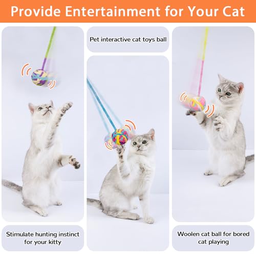 Cat Toys Balls with Bells Inside (1.6 Inches)