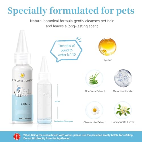 Pet Steam Brush for Dog & Cat (120ML)