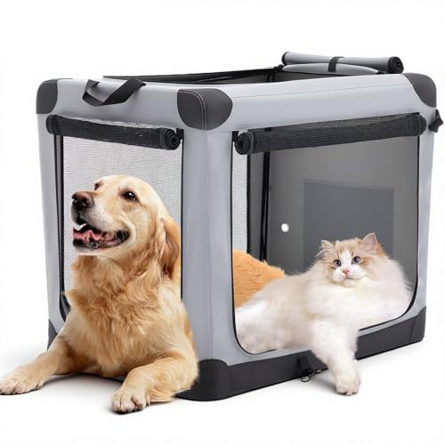 Soft Dog Crate 30 Inch (Grey / 36 Inch)