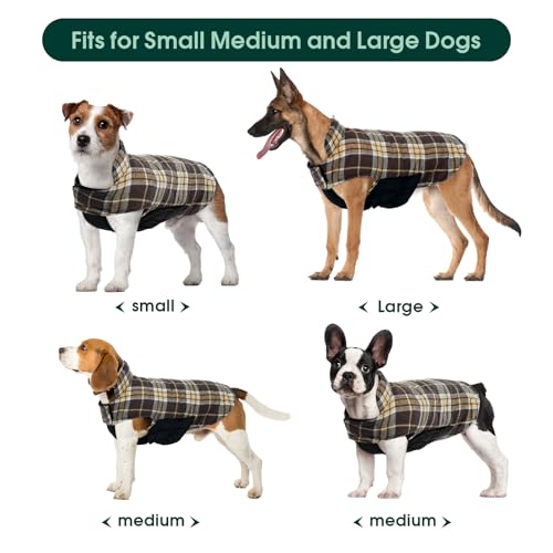 Waterproof Dog Coat (New Brown / 2X-Large (Pack of 1))