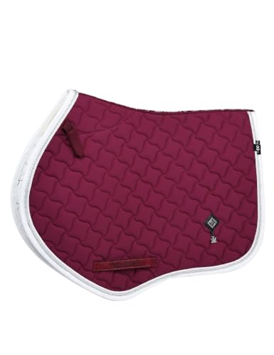 Close Contact Saddle Pad for Horses (Burgundy)