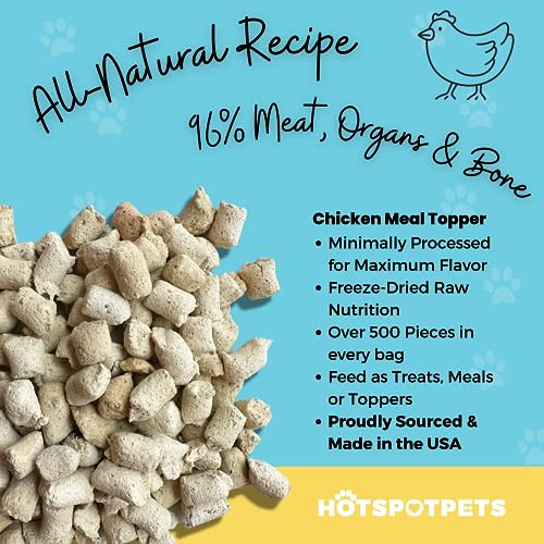 Freeze Dried Raw Chicken Meal Toppers for Dogs