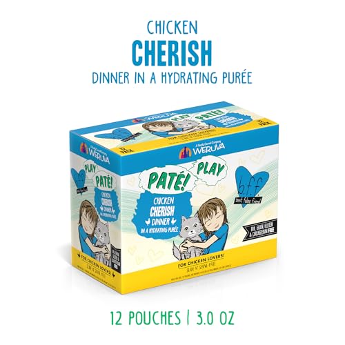 B.F.F. PLAY Best Feline Friend Paté Lovers (3 Ounce (Pack of 12))