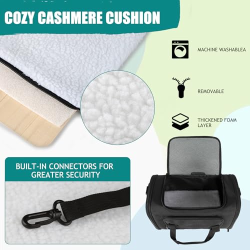 Dog Cat Carrier Pet Carriers for Small Medium Large Cats Dogs Carrier Under 25 Lbs Soft Sided Small Puppy Dog Carrier Portable Foldable Dog Cat Travel Carrier （Black 20 * 13 * 13） (20.0"L x 13.0"W x 13.0"H / Black)