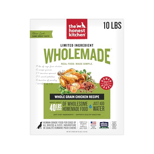 Wholemade 6 Ingredient Whole Grain Chicken Recipe (10 Pound (Pack of 1))