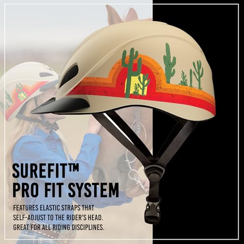 Rebel Bold Horse Riding Helmet (Medium / Southwest Sun)