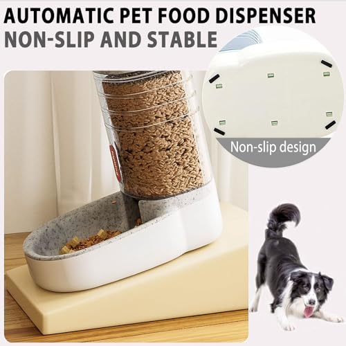 Automatic Replenish Dog Food Dispenser Station (Grey)