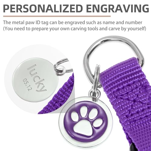 No Pull Dog Harness Medium Sized Step (Purple / Medium)