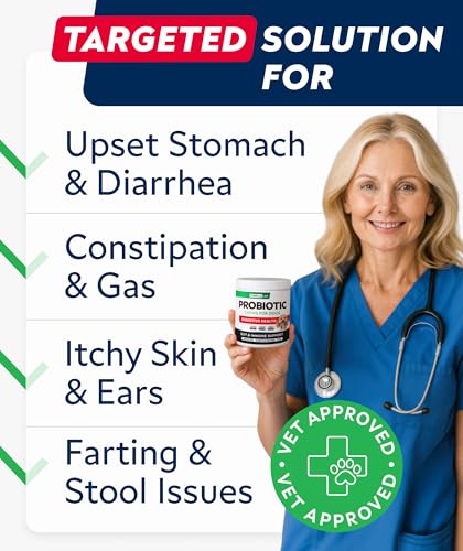 Dog Probiotics Chews for Digestive Health & Gut Support (Probiotic Chews / 120Ct (Chicken))