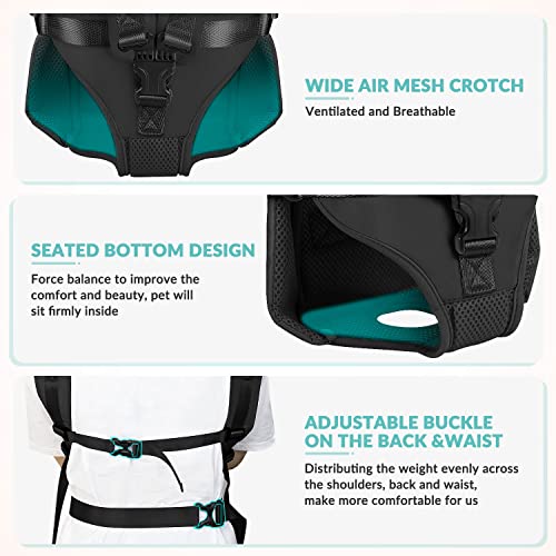 Dog Backpack Carrier (Black)