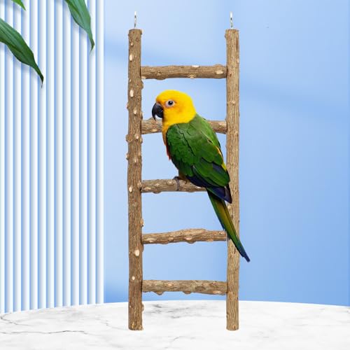 Natural Pepper Wood Parrot Ladder (15.7 × 3.9 Inch)
