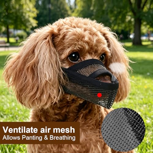 Dog Muzzle Anti Eating for Small Medium Large Dogs (XS)