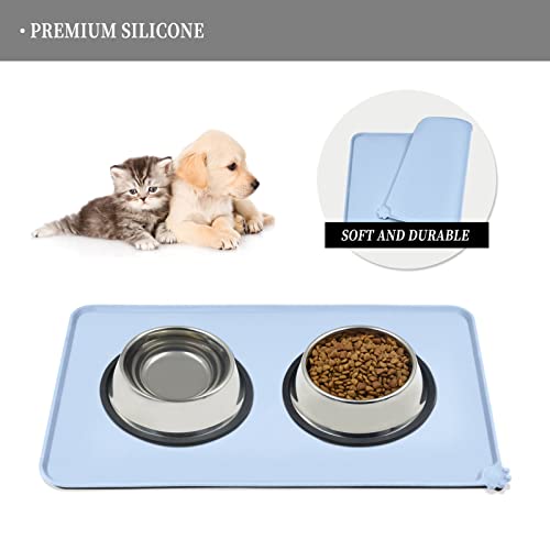 Silicone Pet Feeding Mat (Warship / 22" x 14")