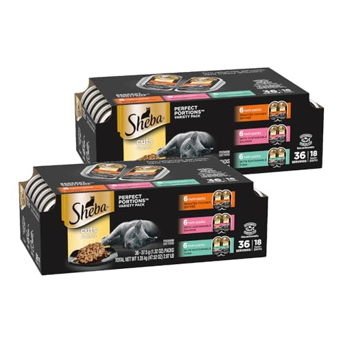 Perfect Portions Cuts Wet Cat Food (18 Count (Pack of 2))