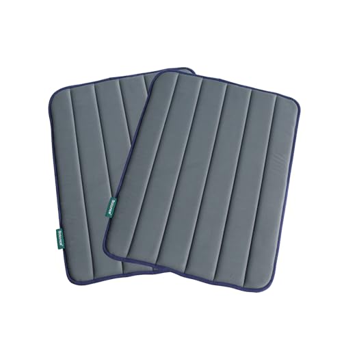 Dog Crate Pad (30.0"L x 19.0"W x 0.8"Th / Dusty Blue, 2 Packs)