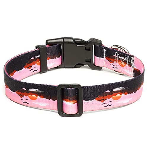 Adjustable Dog Collar (Small / Sunset)