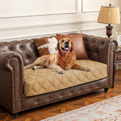Waterproof Dog Bed Cover Pet Blanket with Anti (30x53 Inch (Pack of 1) / Sand)