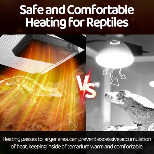 Reptile Heating Panel Temperature Adjustable Reptile Heat Panel for Terrariums