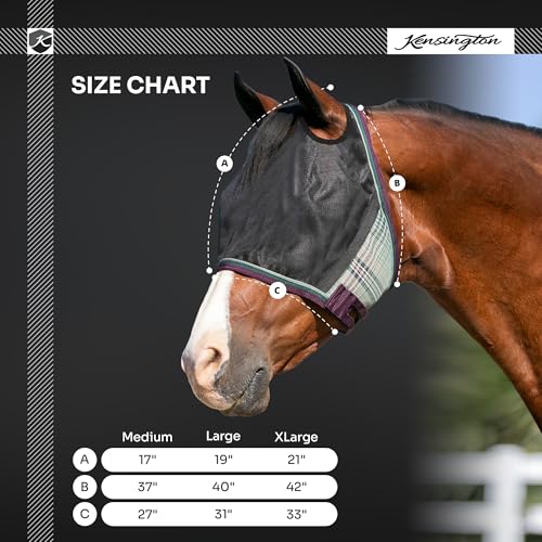 Kensington 90% UV Fly Mask CatchMask UViator (181-kentucky Blue)