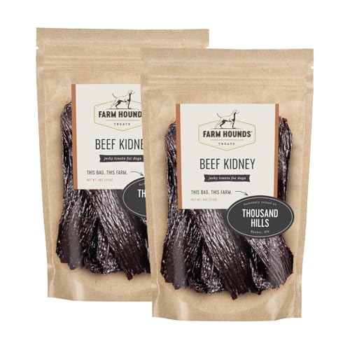 Beef Kidney Premium Natural Beef Kidney Jerky For Dogs (4 Ounce (Pack of 2))