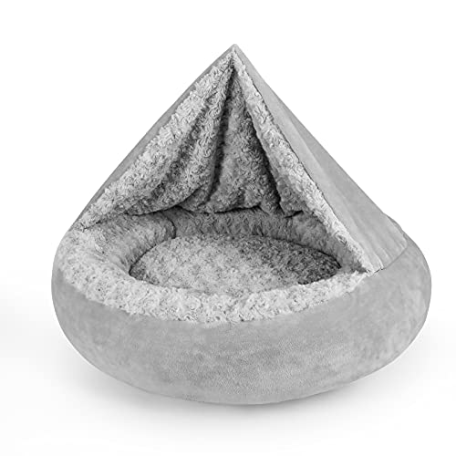 Dog Beds for Small Medium Dogs (M(26" x 26" x 8") / Grey)