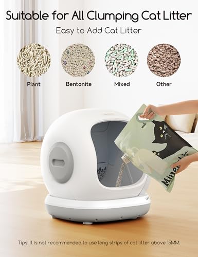 Self Cleaning Cat Litter Box (Gray)