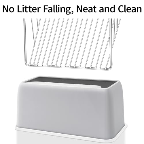 Fast Sifting Cat Litter Scoop with Holder Stand (0.3inch gap)