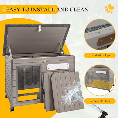 Dog House Outdoor (22" D x 34" W x 25" H)