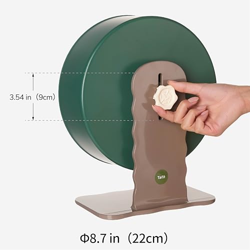 Super‑Silent Hamster Exercise Wheel (8.7inch / Nut Brown)