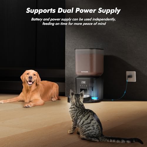 Automatic Dog Feeder (Matte Black)