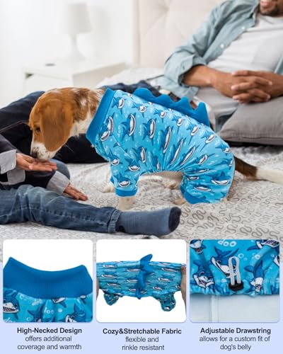 Shark Costume Dog Pajamas (X-Large / Shark style)