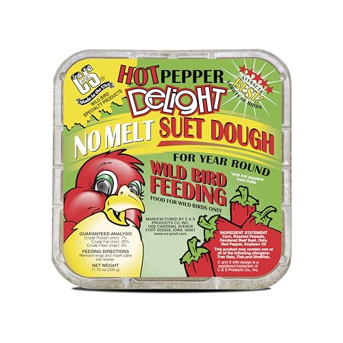 Hot Pepper Delight No Melt Suet Dough (11.75 Ounce (Pack of 8) / Hot Pepper, 8 Pack)