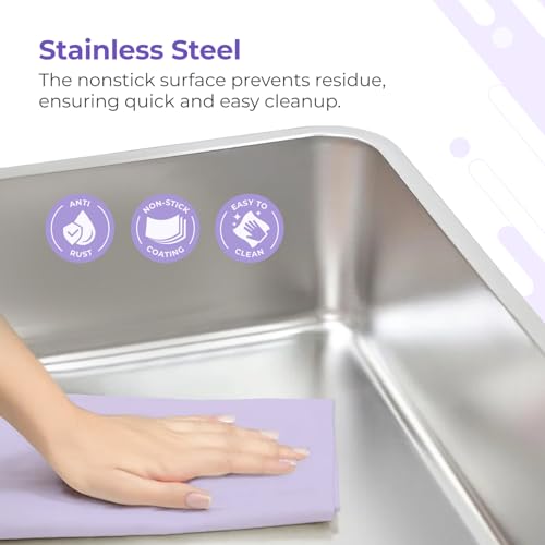 Stainless Steel Cat Litter Box (X-Large)
