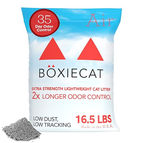Boxie Extra Strength Lightweight Multi Cat Litter 35 Day Odor Control 16 lb (3 MONTH (16.5 LB))