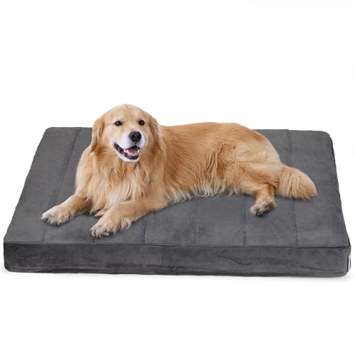 Dog Bed for Large Dog (Dark / 41"L x 27"W x 3"H)