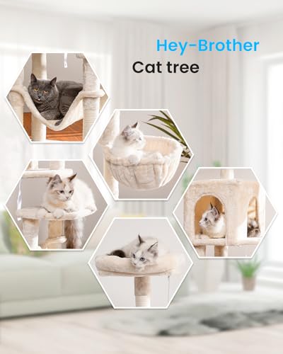 Cat Tree Multi (Beige / 60.6 Inches)
